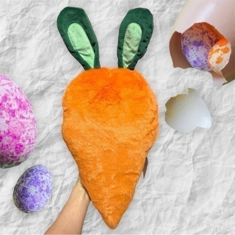 Target Playground : Faux Fur Carrot Accent Home Pillow ( 18 “IN) | NWT
